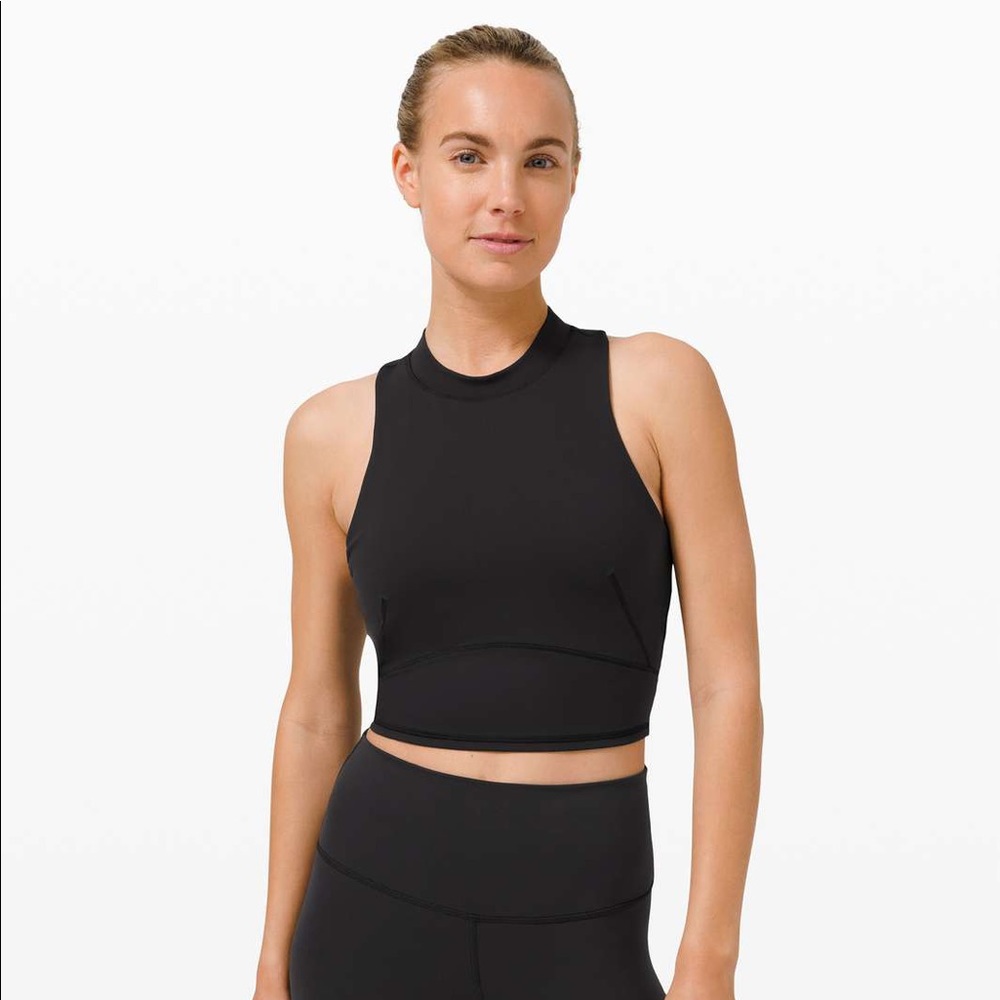 Lululemon Everlux and Mesh Cropped Tank